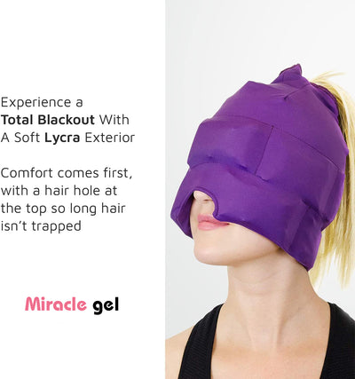 Reusable Migraine Relief Gel Cap-Purple