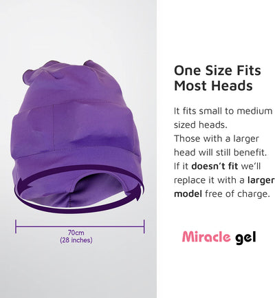 Reusable Migraine Relief Gel Cap-Purple