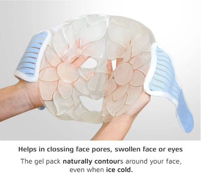 Reusable Face Ice Mask Gel Pack for Refreshing/Hydrating Skin